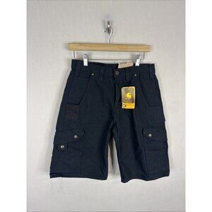 Carhartt Ripstop Cargo Work Shorts Relaxed Fit B357 BLK Mens 31 NWT